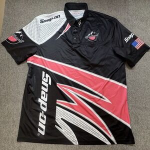 Snap-on Shirt Mens 3XL Black Red Northwest‎ 95th Anniversary Crew Sublimated
